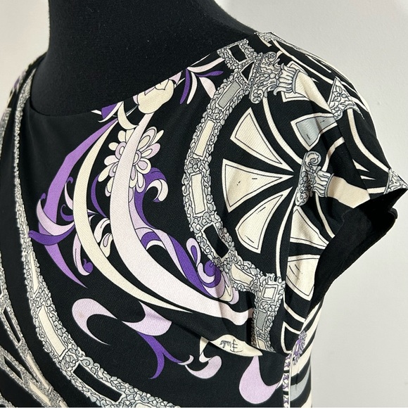 EUC Emilio‎ Pucci Asymmetrical Sheath Dress Womens 6 - Picture 3 of 10